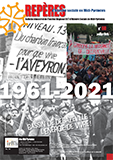 Une de 'Repères', n° 60 janvier 2021 Auteurs : IRHS-CGT. 'Repères', n° 60, janvier 2021
