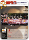 Une de 'Repères', n° 11, octobre 2008. Auteurs : Sandrine Bellin/IRHS-CGT. 'Repères', n° 11, octobre 2008